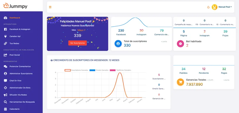 Jummpy - Automatiza tus Ventas