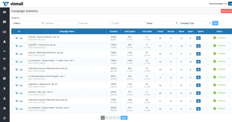 Vinmail Email Marketing