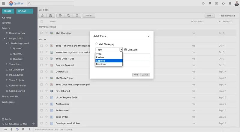 Zoho Docs