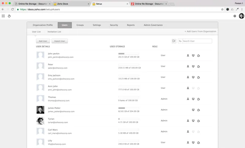 Zoho Docs