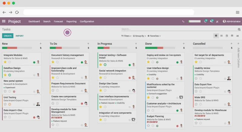 Odoo Project Management