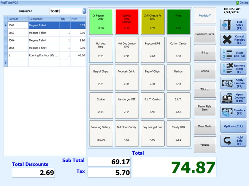 Realtime POS BI