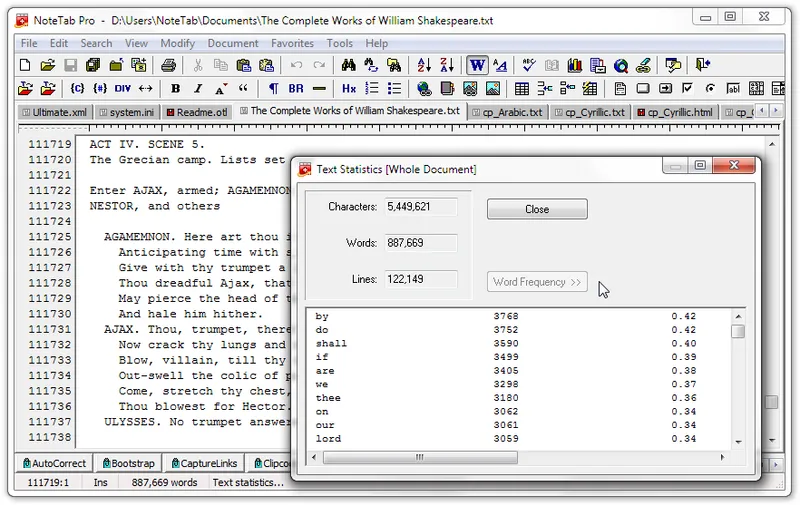 NoteTab Editores de Texto