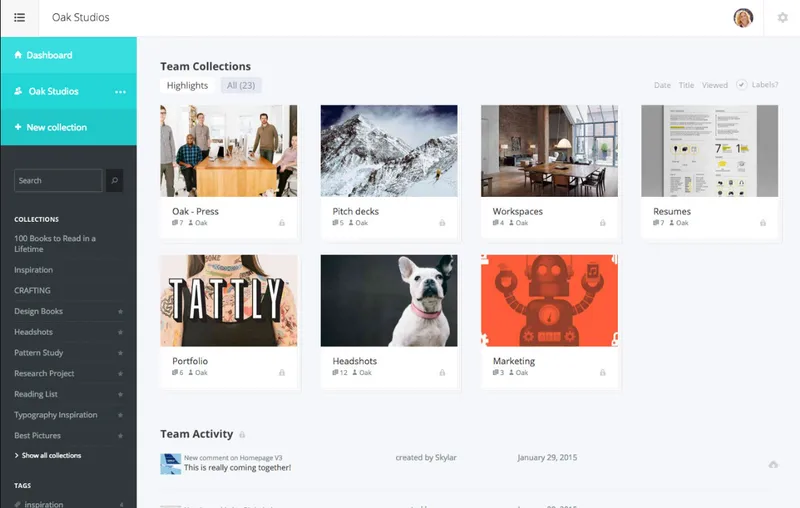 Dropmark Intercambio de Archivos