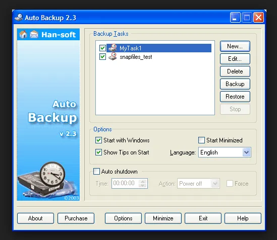 Han-Soft Automatic Backup