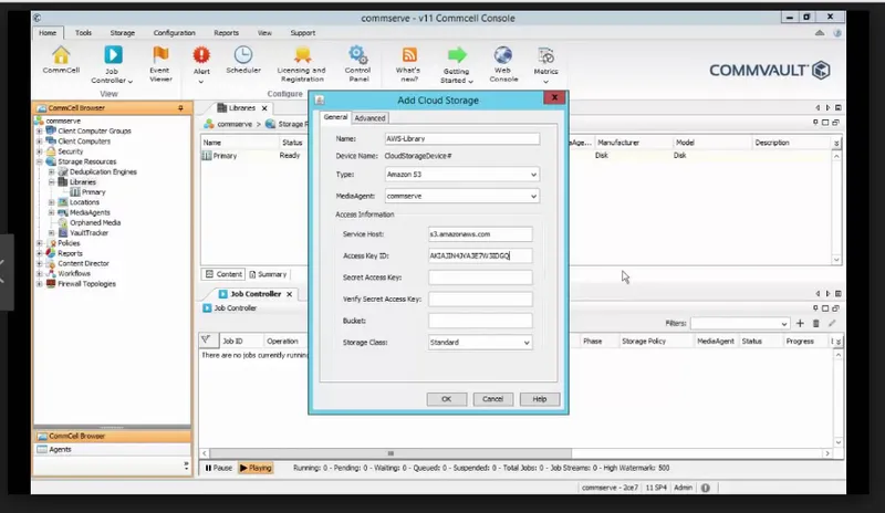Commvault Backup