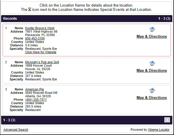 IVR Telephone Locator